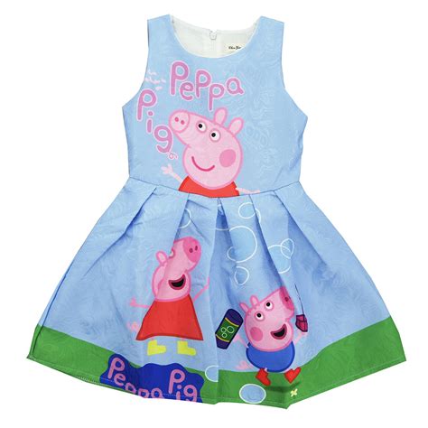 PEPPA PIG Girls Baby Dress Sundress Clothing O-neck Clothes Fashion ...