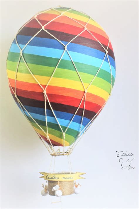 Globo Aerost Tico Personalizable Espiral De Colores Mandala Arcoiris