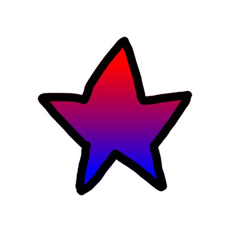 Red And Blue Star On Ibispaint X 2024 By Davidwalltheyt On Deviantart