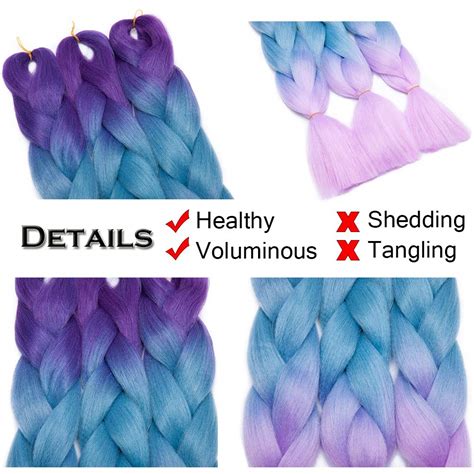 Buy Benehair Ombre Braiding Hair 1 Bundle 24inch Jumbo Braiding Hair Extensions High Temperature