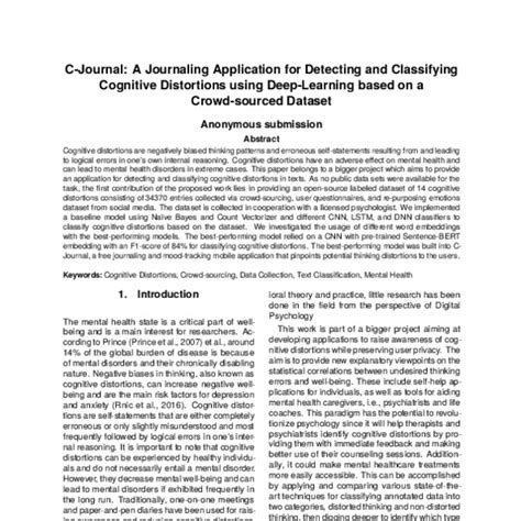 C Journal A Journaling Application For Detecting And Classifying