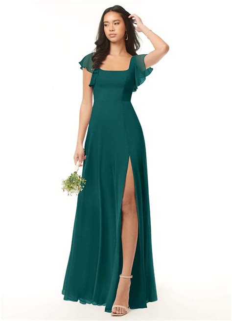 Azazie Bondi Peacock Bridesmaid Dresses Azazie