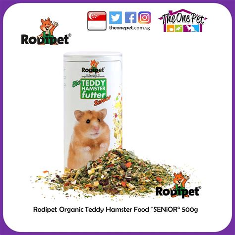 Rodipet Organic Teddy Hamster Food Senior 500g Shopee Singapore