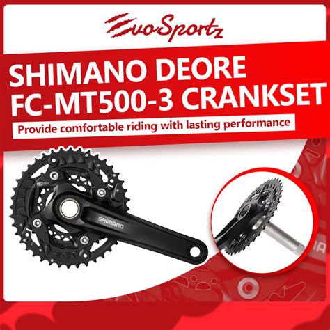 Shimano Deore FC MT500 Crankset EvoSportz Singapore