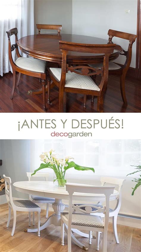 C Mo Pintar Una Mesa De Comedor De Madera En Blanco Hogarmania