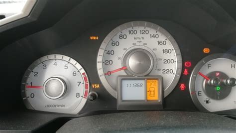 2008 Honda Pilot Warning Lights