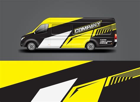 Premium Vector Van Wrap Livery Design Ready To Use For Cars