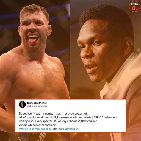 Dricus Du Plessis Absolutely Hates Israel Adesanya Here S Why Youtube