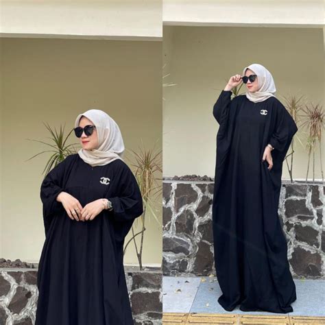 Jual Dubai Kaftan Polos Wanita Jumbo Rayon Premium Gamis Kaftan Tebal