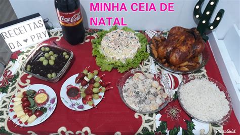 Ceia De Natal Simples E F Cil De Fazer Receitinhasdapry Youtube