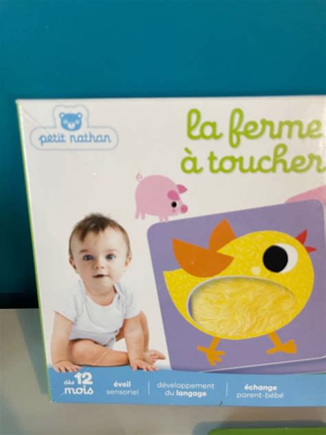 Jeu bébé la ferme à toucher Nathan Nathan Beebs