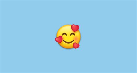 Cara Sonriendo Con Corazones Emoji On LG Velvet