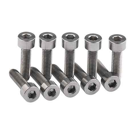 M5x20mm Titanium Ti Allen Hex Socket Cap Head Bolts Bike Screw Bike