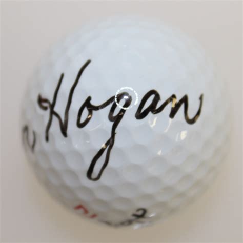 Lot Detail - Ben Hogan Signed 'Hogan 392LS' Golf Ball JSA FULL Letter # ...