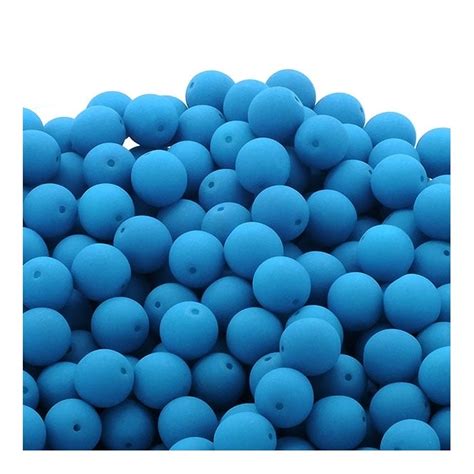 Neon Beads Round Czech Glass 6mm Light Blue 25pk Beads And