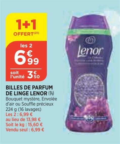 Promo Billes De Parfum De Linge Lenor Chez Bi1