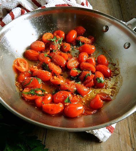 Pan Roasted Cherry Tomatoes With Pasta Or Without Frugal Hausfrau