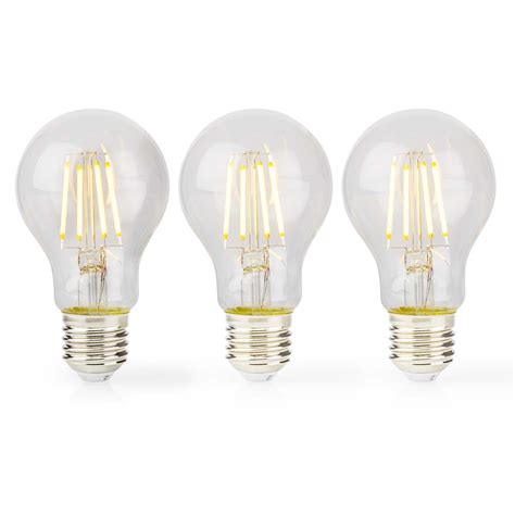 LED Filament Bulb E27 A60 7 W 806 Lm 2700 K Dimmable Warm