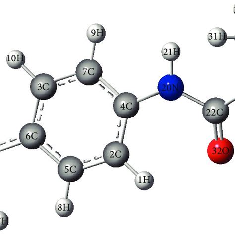 Optimized Structure Of Isoproturon At The Mp G D P Level Of