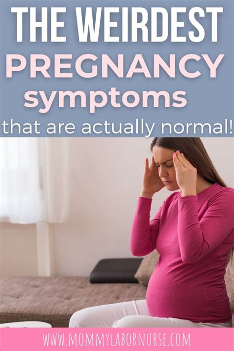 Early Signs Of Pregnancy Weird Pregnancy Symptoms That Are Actually A