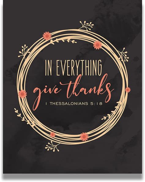 Amazon Govivo In Everything Give Thanks Wall Art Thanksgiving