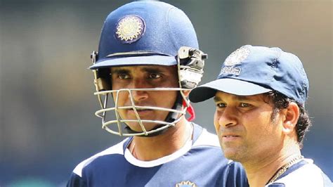 Sachin Fractured His Rib But Didn T Make A Noise Sourav Ganguly