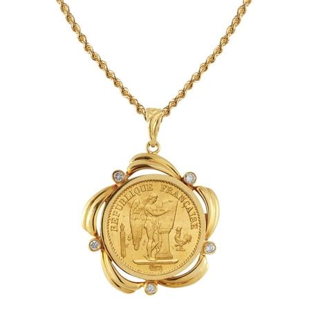 American Coin Treasures - French Angel Coin Pendant - Walmart.com