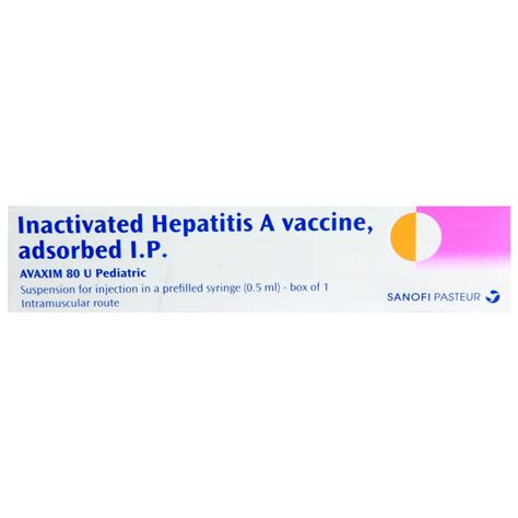 Avaxim U Pediatric Vaccine Ml Price Uses Side Effects