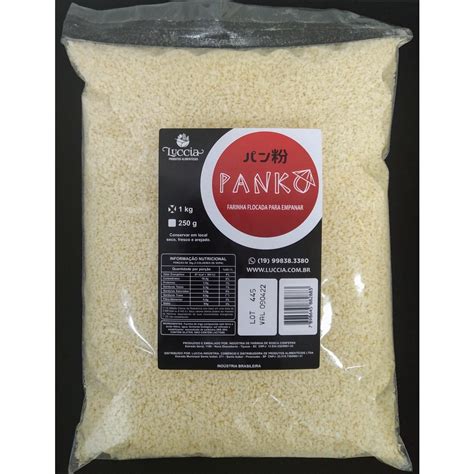 Farinha Panko Luccia Premium Kit Kg Shopee Brasil