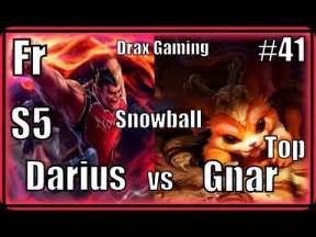 Darius Vs Gnar S League Of Legends Gameplay Youtube