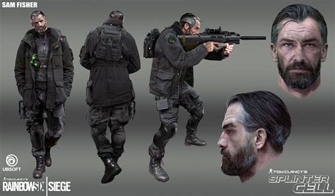 Artstation Rainbow Six Siege Sam Fisher Arman Akopian In