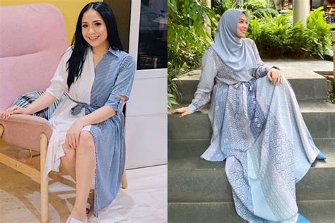 10 Adu Gaya Nagita Slavina Vs Shanty Denny Outfit Mewah