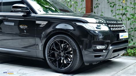 Black Land Rover Range Rover Brixton Forged