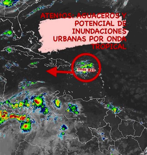 Meteorología anuncia ocurrencia de lluvias en RD por incidencia de