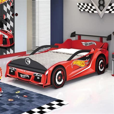 Cama Infantil Hot Wheels Premium Aerof Lio E Rodas Em Alto Relevo Pura Magia Gtin Ean