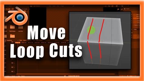 Blender Tutorial How To Move Loop Cuts In Blender Youtube