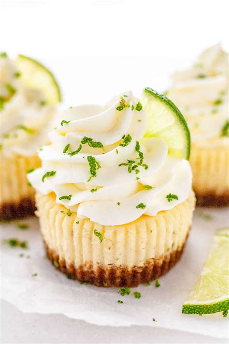 Mini Key Lime Cheesecakes Foodtasia