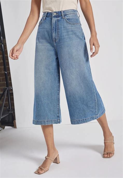 The Frances Denim Culotte Culottes Denim Cullotes Denim Culottes