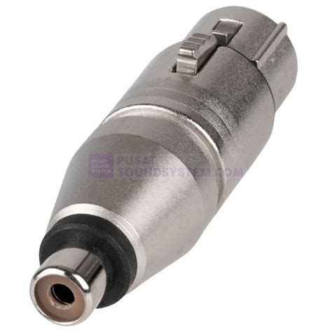 Jual Neutrik Na Fpmf Pin Female Xlr To Female Rca Adapter