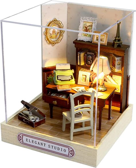 Cuteroom Diy Doll Room Miniature Furniture Wooden House Kit