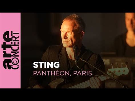 Sting Panthéon CMN 50 ans de FIP live ARTE Concert YouTube