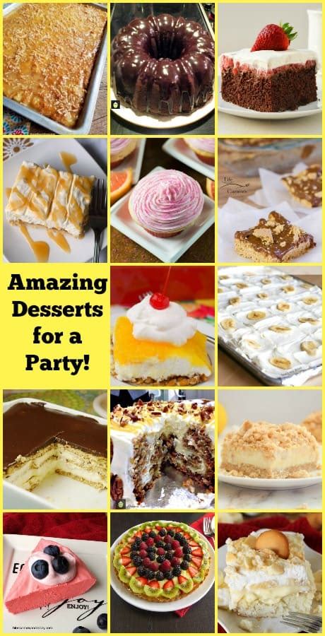 Amazing Desserts for a Party! | Lovefoodies