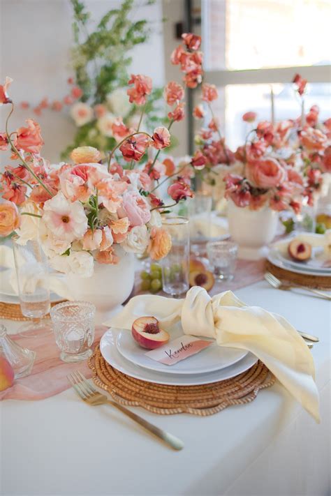 Peach Wedding Theme Peach Wedding Flowers Wedding Mood Wedding