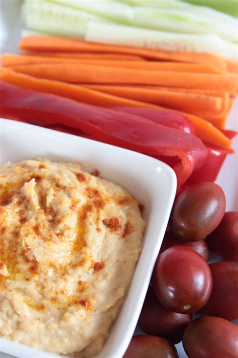 Hummus con crudités