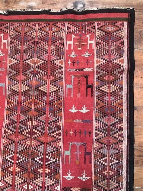 Proantic Ancien Kilim Tapis Verneh Caucasien Vers