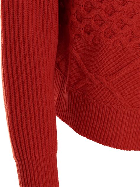 Crew Necks Nude Cable Knit Sweater 1101056202 Thebs Ikrix