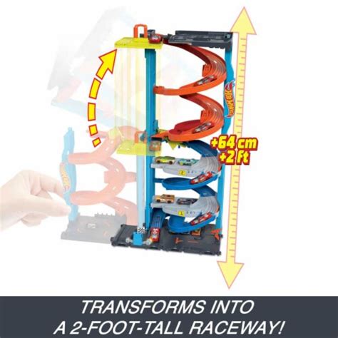 Mattel Hot Wheels City Transforming Race Tower Playset Ct Kroger