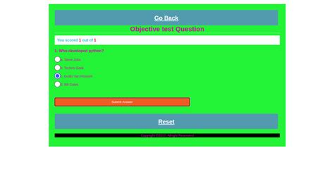 Simple Quiz App Using Django Framework Source Code Projects