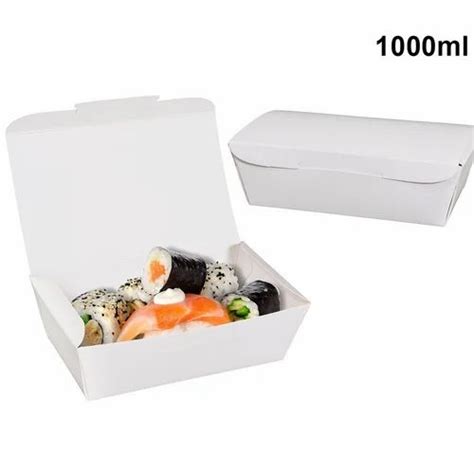 Paper Food Box 1250ml Paper Food Box Manufacturer From Navi Mumbai