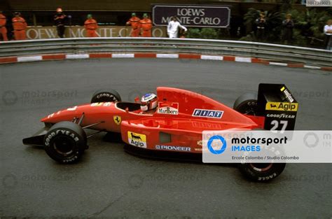 Jean Alesi Ferrari F92A Monaco GP Motorsport Images